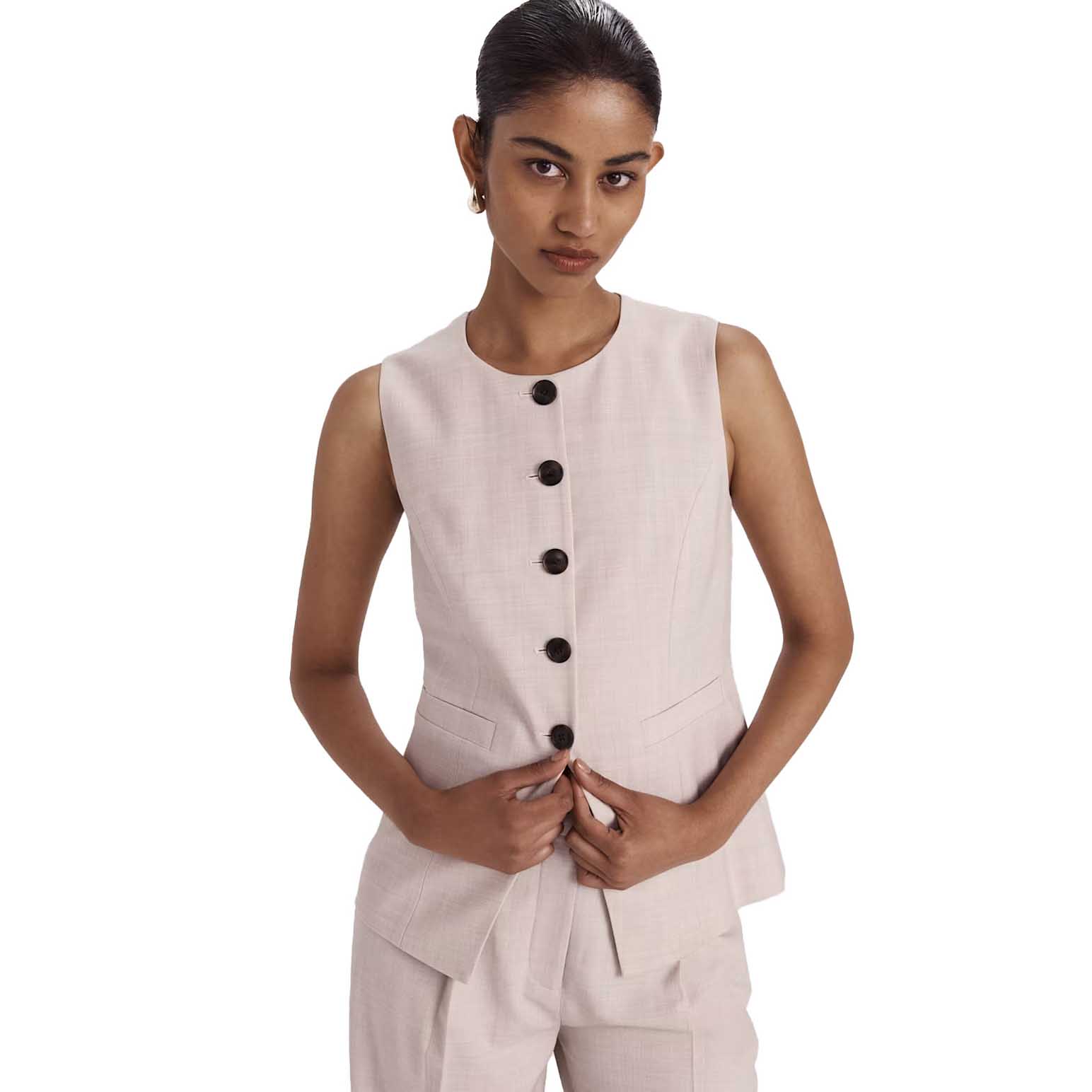 SABA Celeste Crew Neck Vest